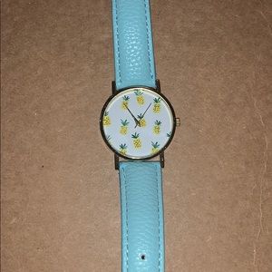 Teal pineapple watch